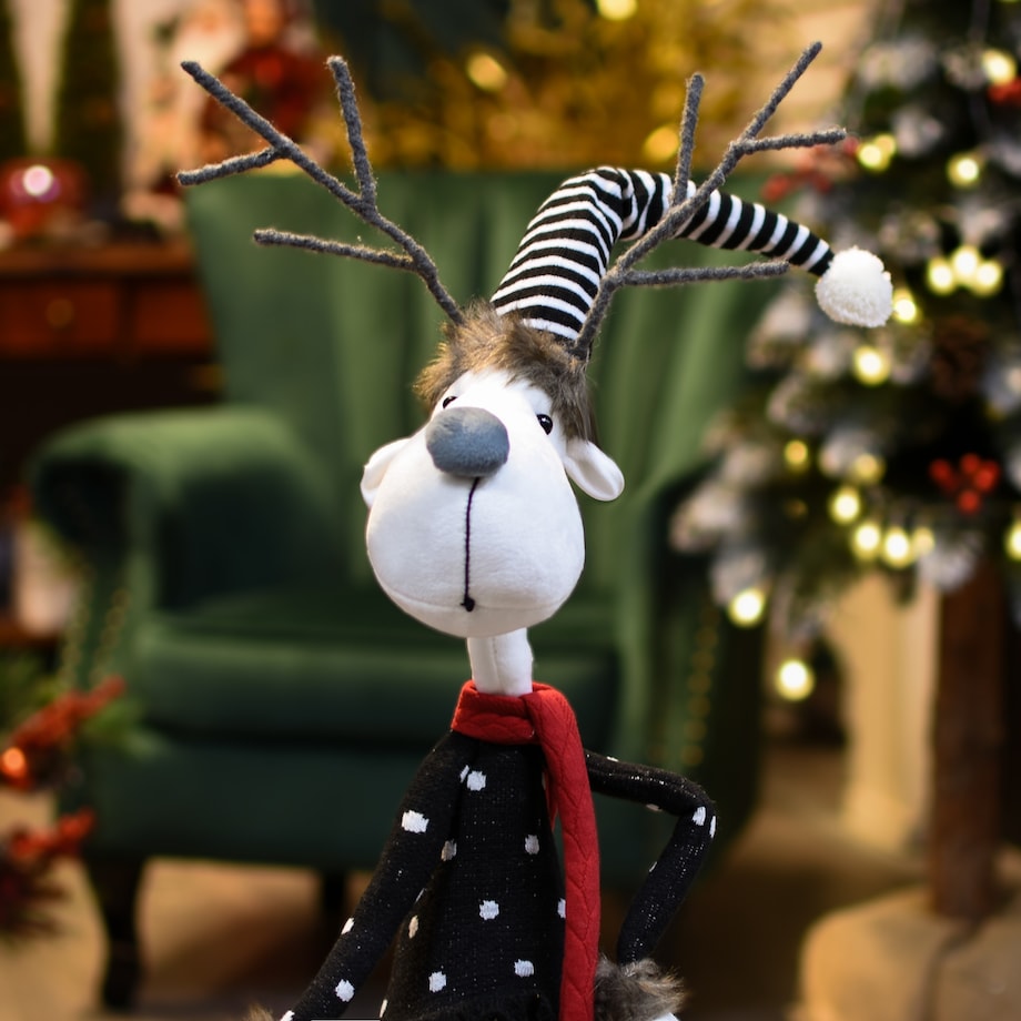 Renifer świąteczny łoś skrzat gnom dekoracja świąteczna