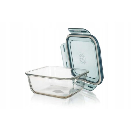 POJEMNIK SZKLANY BORMIOLI hermetyczny 1,4 L do lodówki lunch box jedzenie