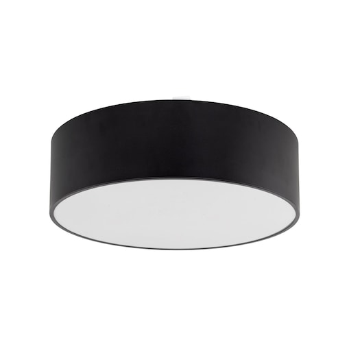 Oprawa zewnętrzna natynkowa LIVO BLACK M IP54 TK Lighting 3xE27 czarna plafon tarasowy 40 cm