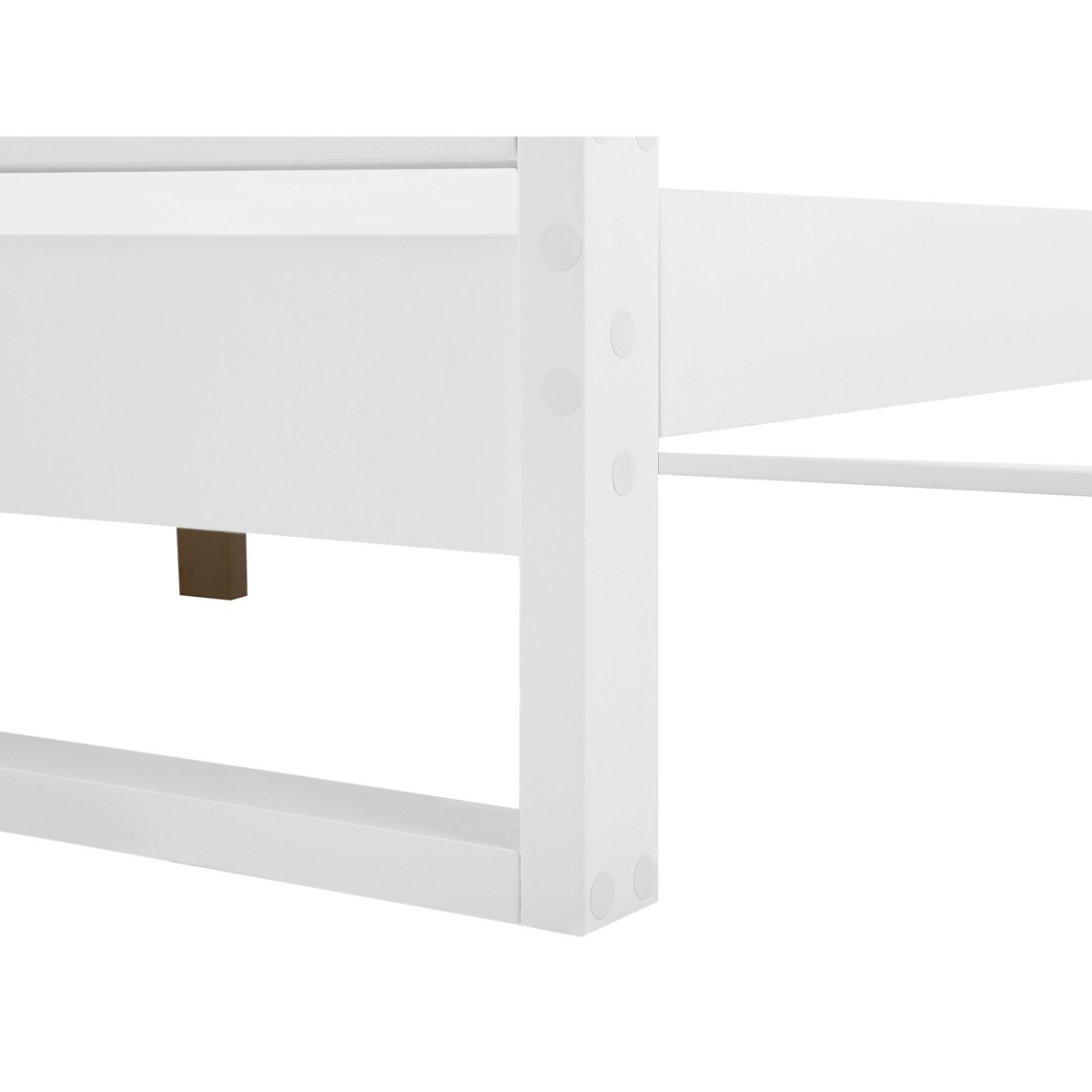 Łóżko drewniane 180 x 200 cm białe GIULIA