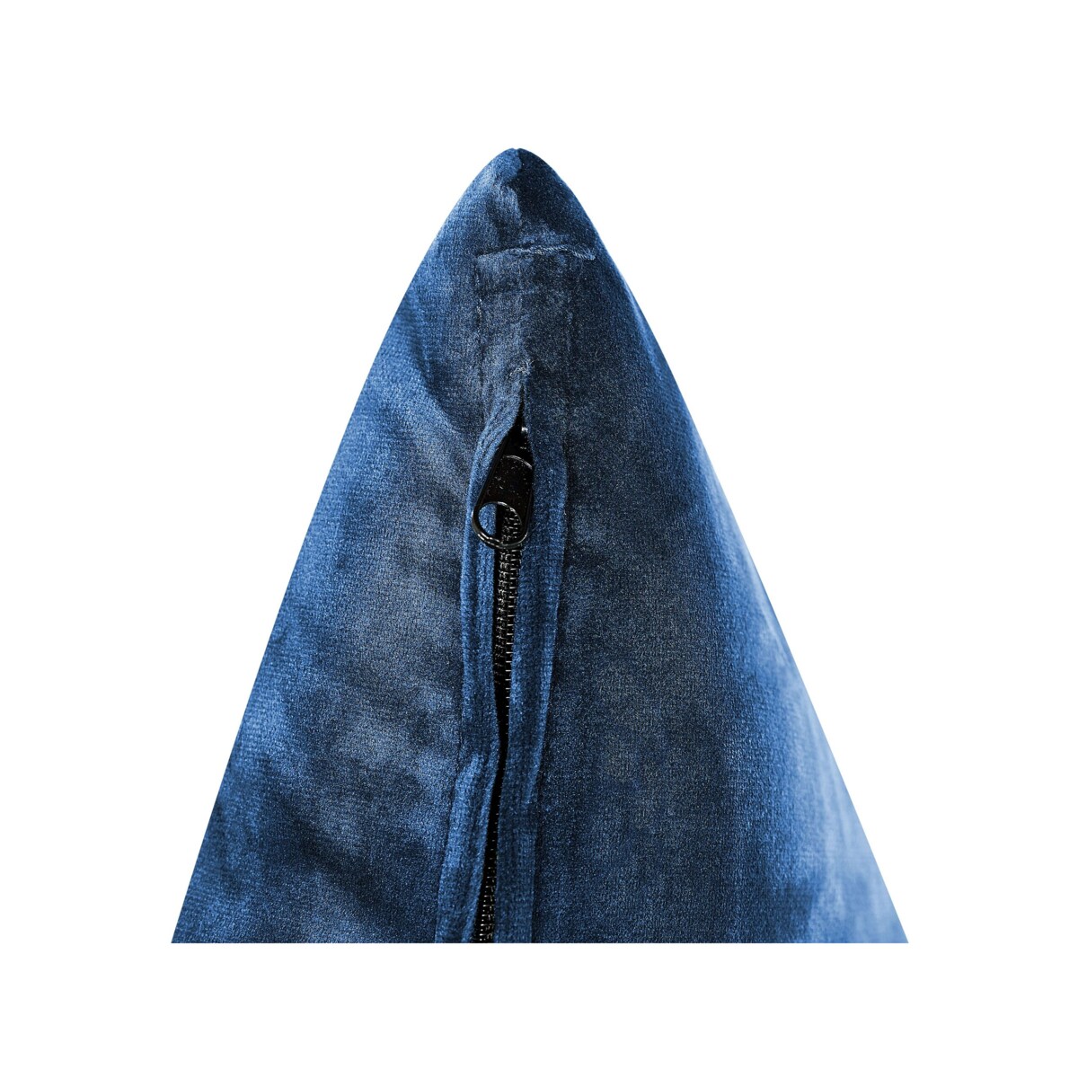 Narożnik welurowy lewostronny niebieski GRENA