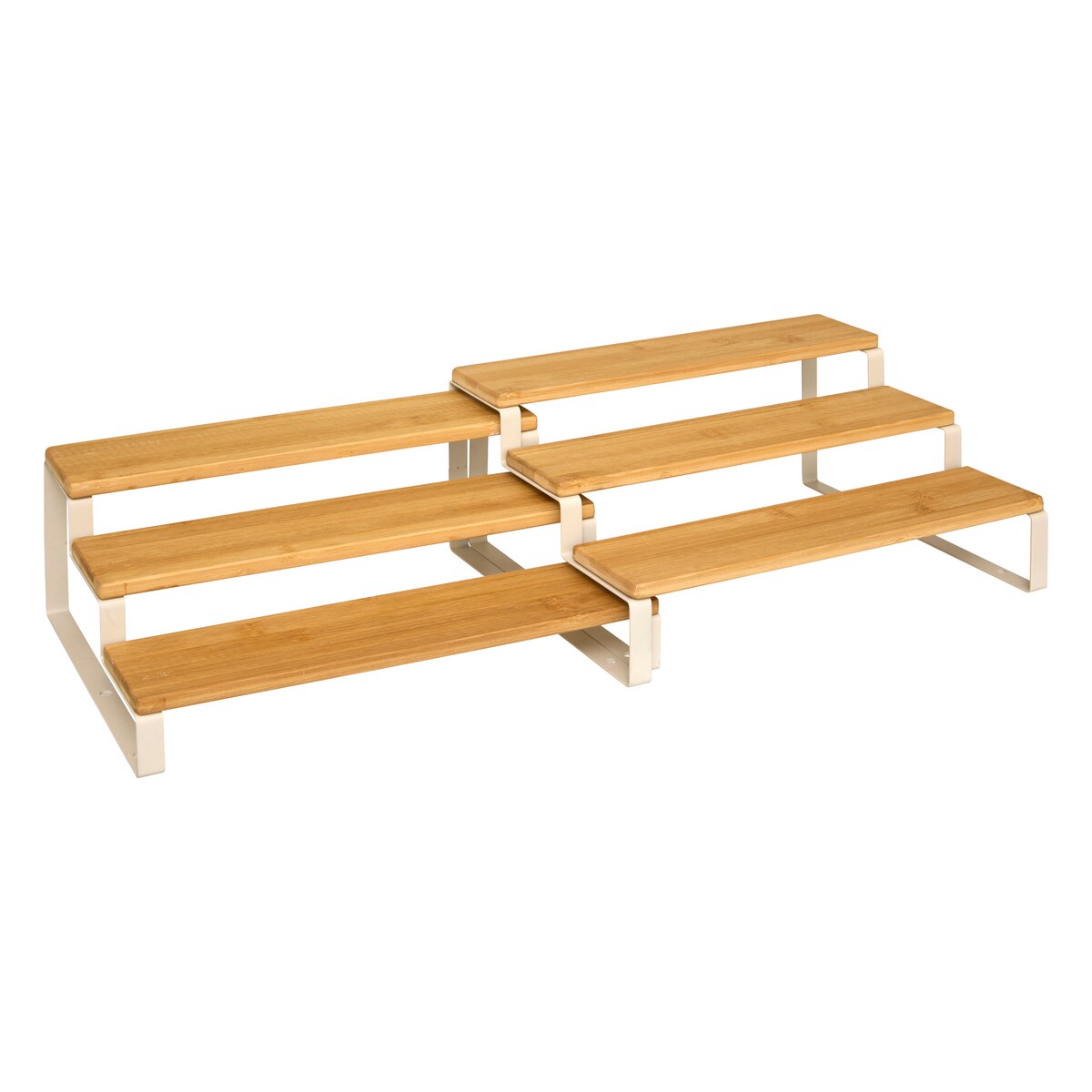 Półka na blat kuchenny 2w1 ORDERA, długość od 32 do 64 cm