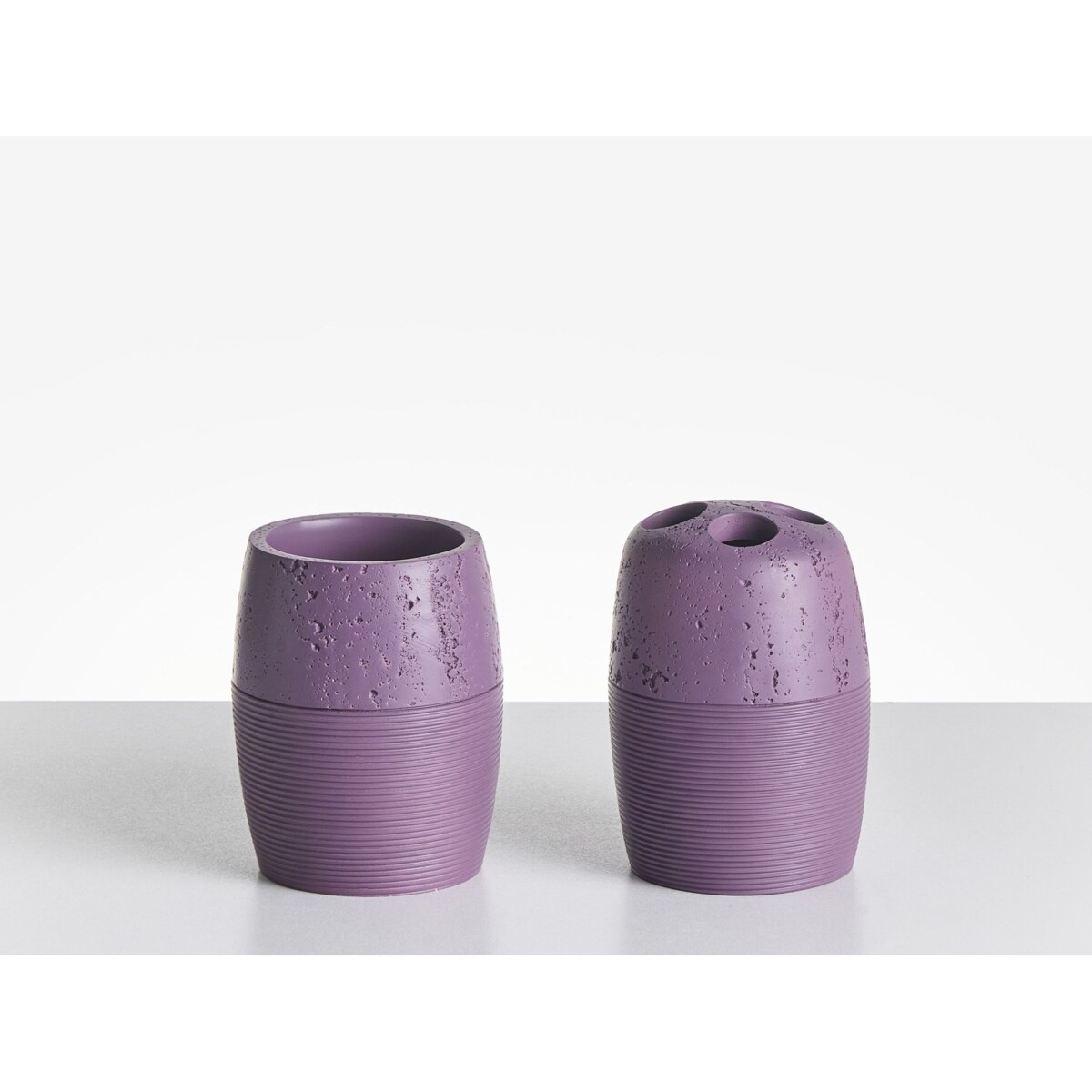 Zestaw akcesoriów łazienkowych 5 elementów YARAPA Purpurowy