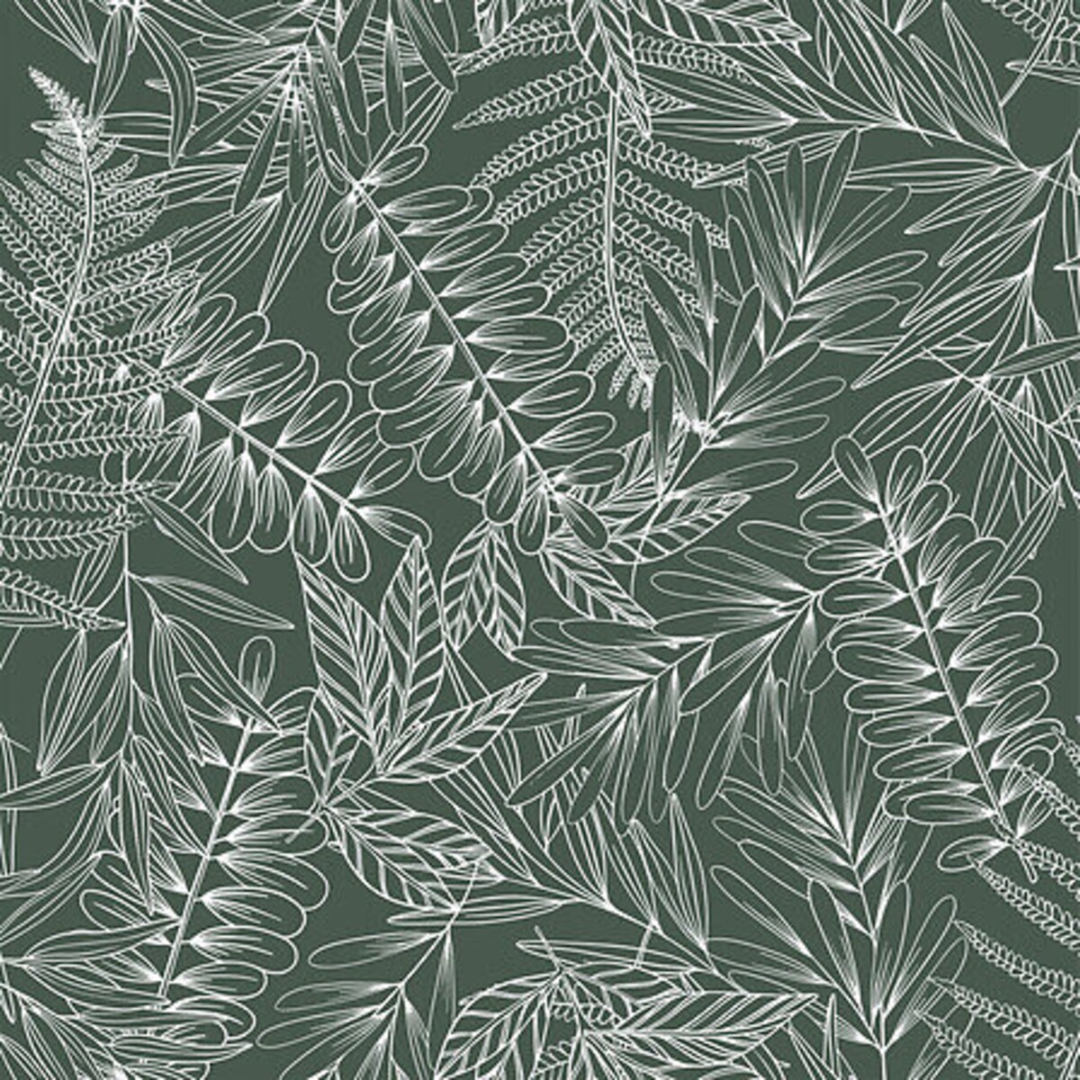 Komplet pościeli bawełnianej Tropik 260x240 Atmosphera do sypialni, wzór liście, Oeko-Tex