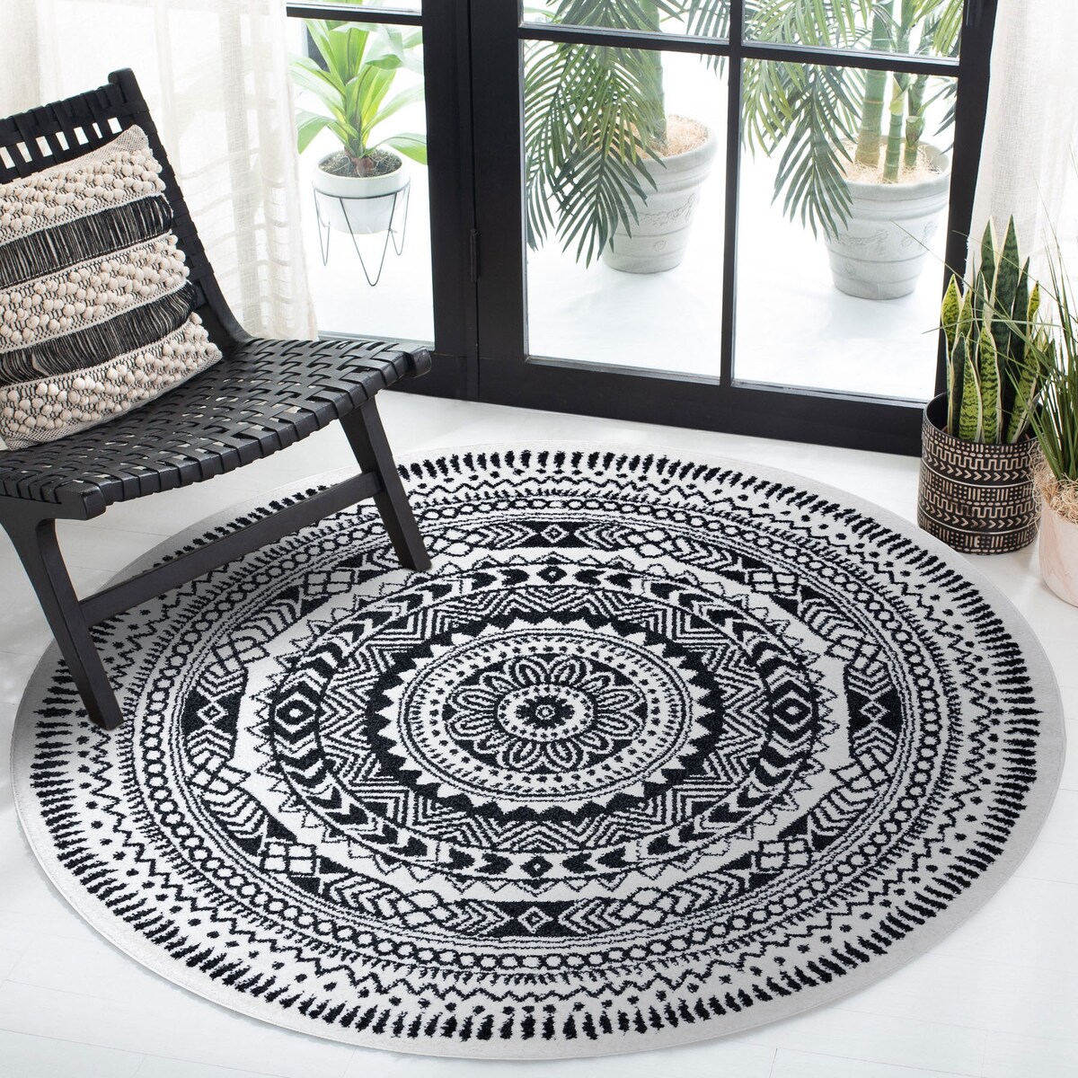 Dywan FUN Napkin serweta koło - krem koło 120 cm