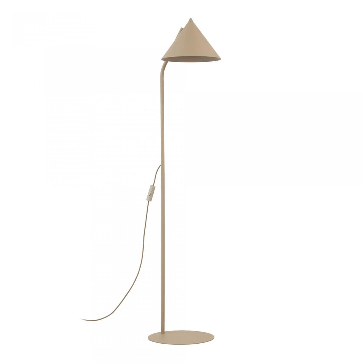 Lampa podłogowa TK Lighting CONO SABIA 16211 beżowa E27 loftowa do salonu i sypialni