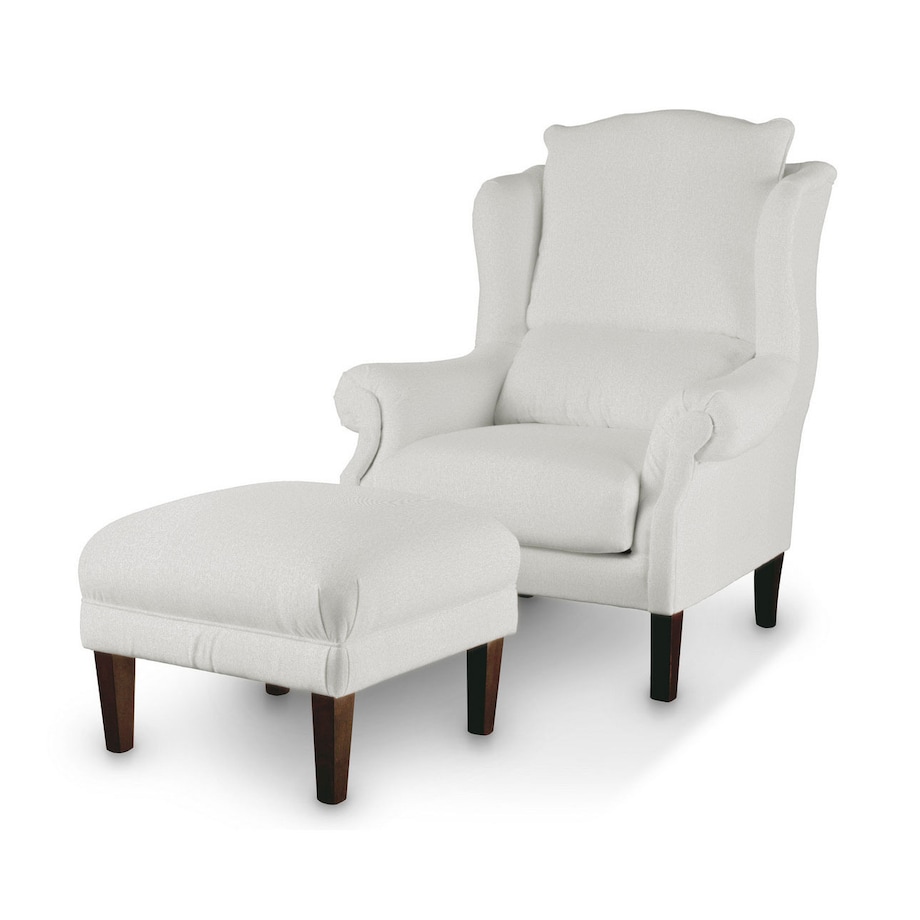 Podnóżek do fotela, kremowy, 56 x 56 x 40 cm, Amsterdam