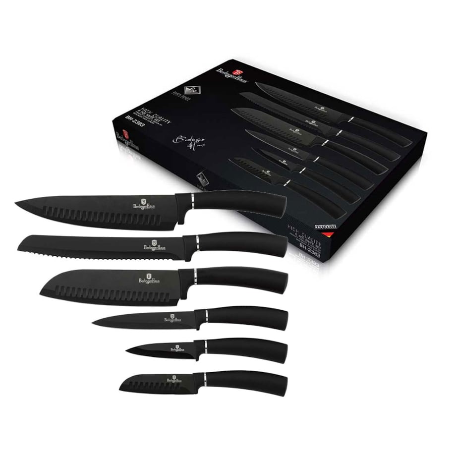 Zestaw noży 6 elementów BERLINGER HAUS Black Silver