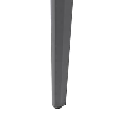 Stół ogrodowy SOVARETO 180 cm 90 cm Efekt marmuru Czarny marmur