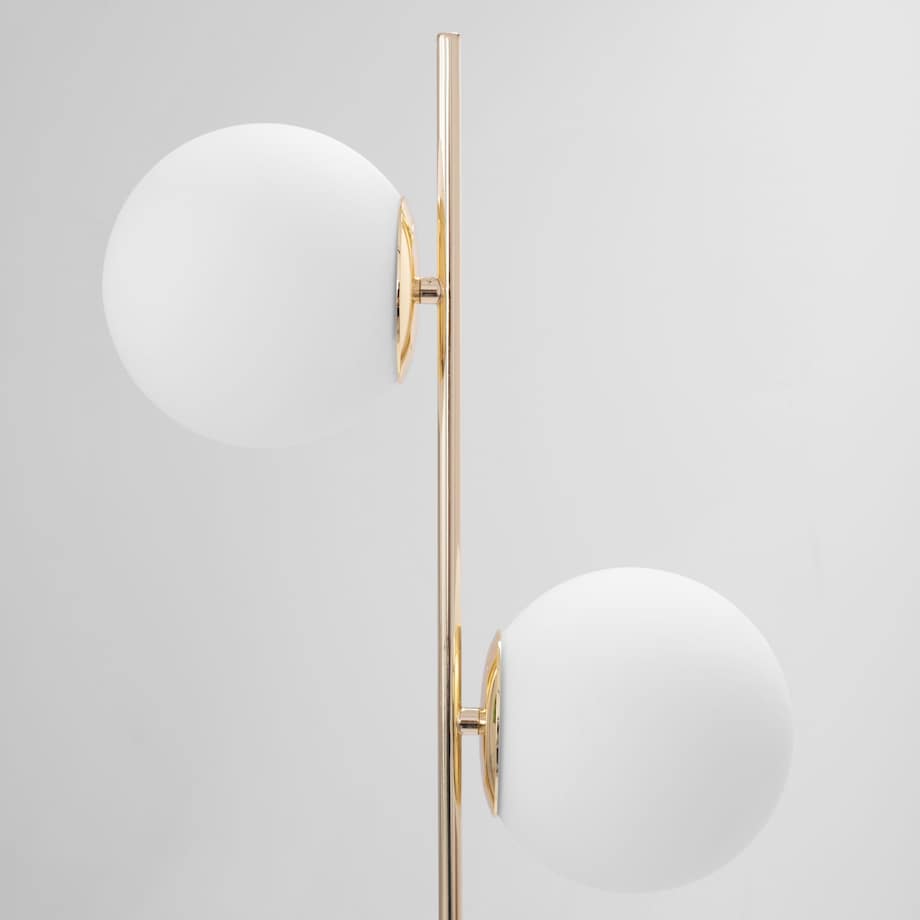 Lampa Podłogowa App916-2F Złoty, Metal