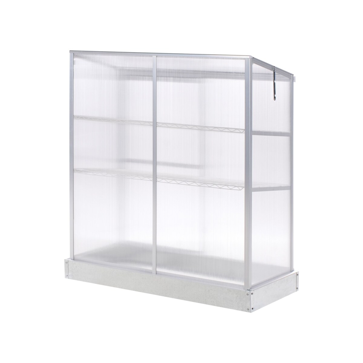Szklarnia balkonowa LECCE Srebrny 59 cm