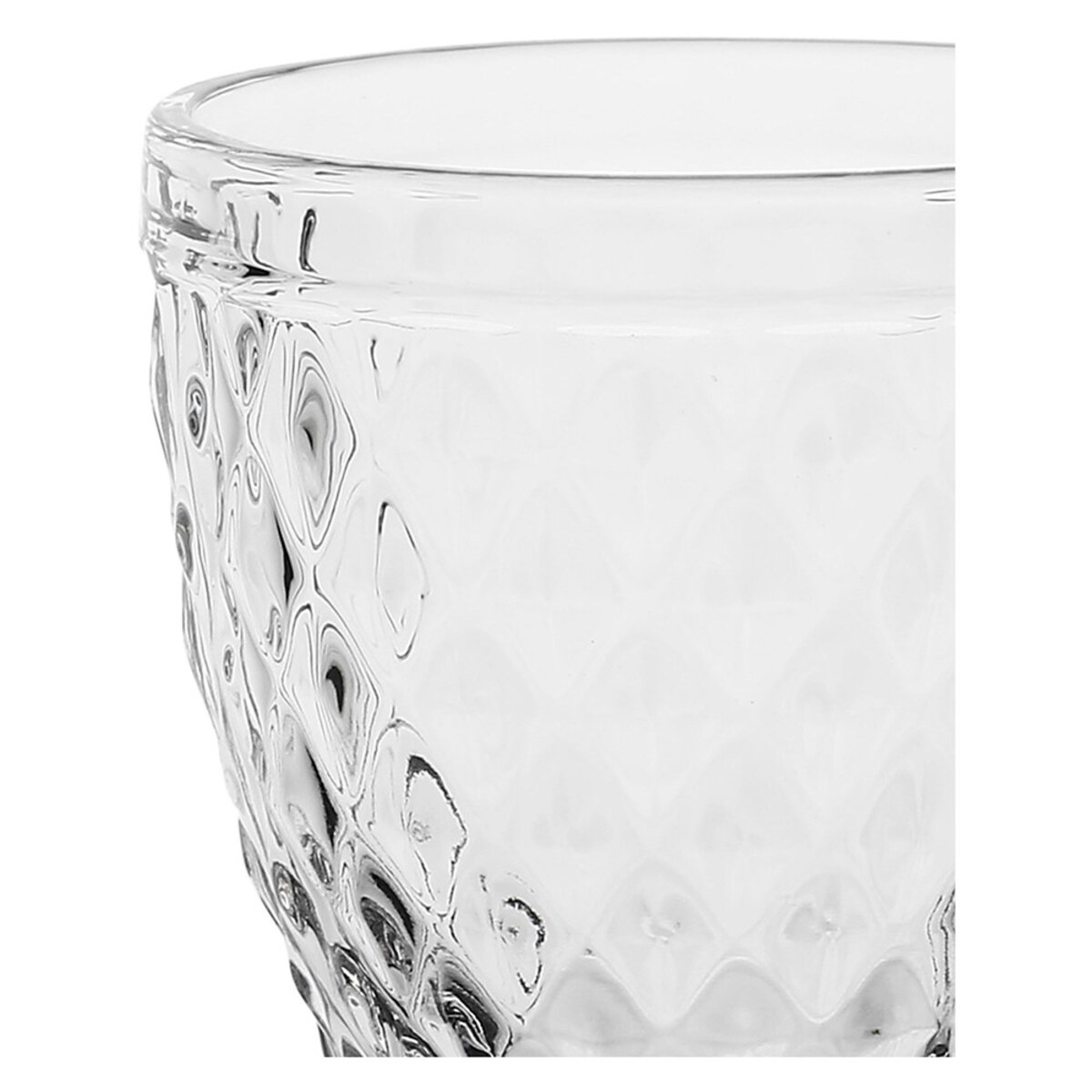 Zestaw 6 szklanek z grubym dnem Etrusco - Przezroczysty, 270 ml