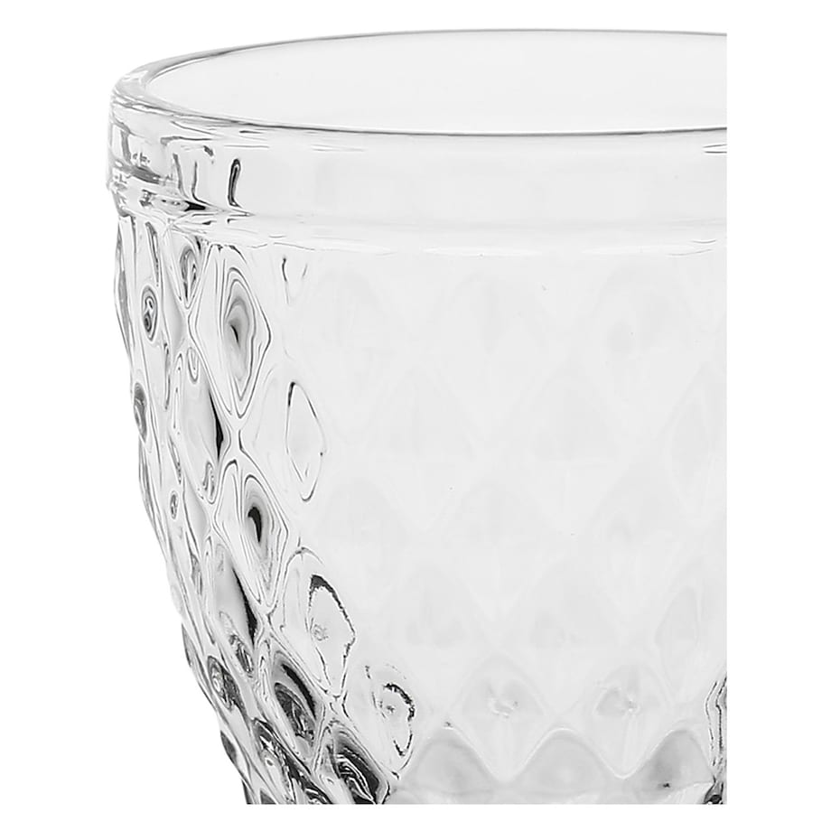 Zestaw 6 szklanek z grubym dnem Etrusco - Przezroczysty, 270 ml