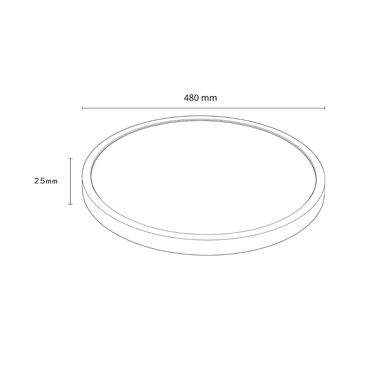 Plafon Light Prestige California czarny LED CCT 3000K 4500K 6500K 1 szt.