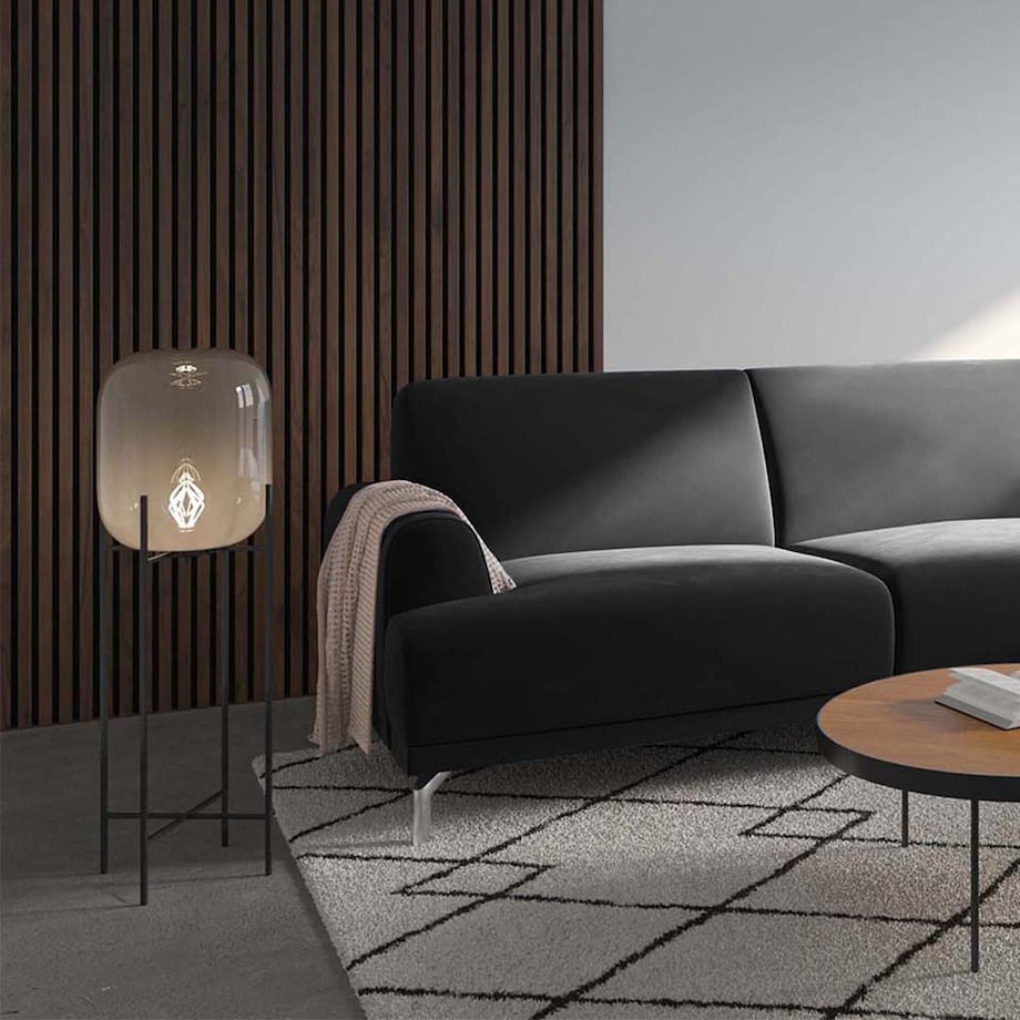 Sofa narożna Puzo - ciemnoszara