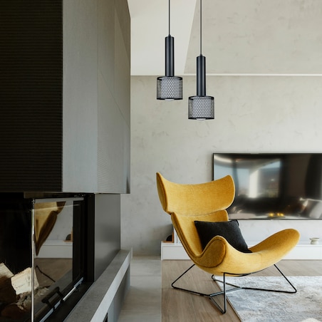 Lampa wisząca Light Prestige Amo czarny 1 x E27 1 szt.