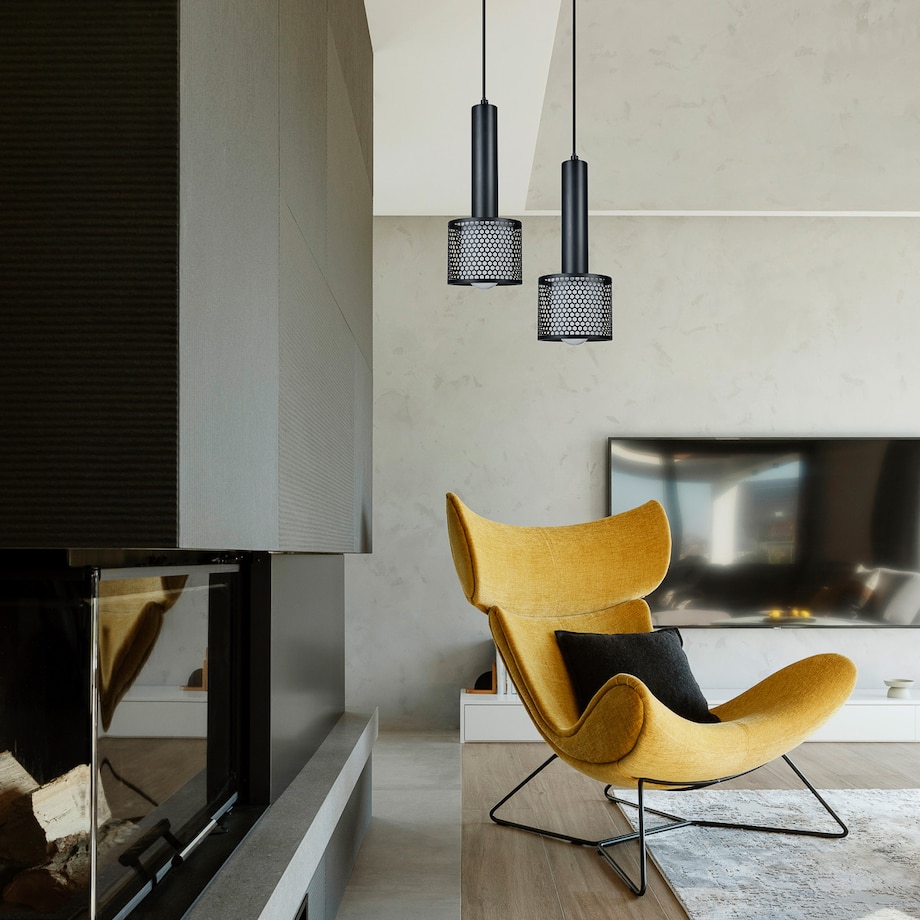 Lampa wisząca Light Prestige Amo czarny 1 x E27 1 szt.