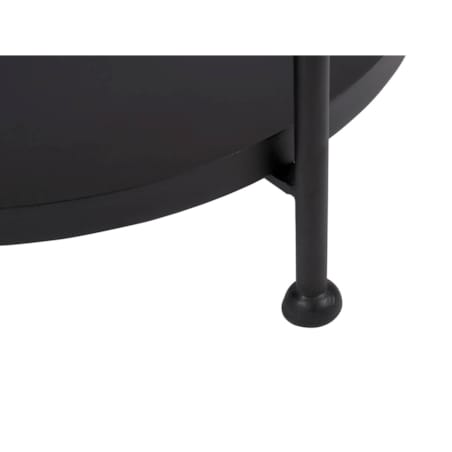 Mały stolik kawowy okrągły TRAY z blatem z drewna mango, Ø 39 x 55 cm