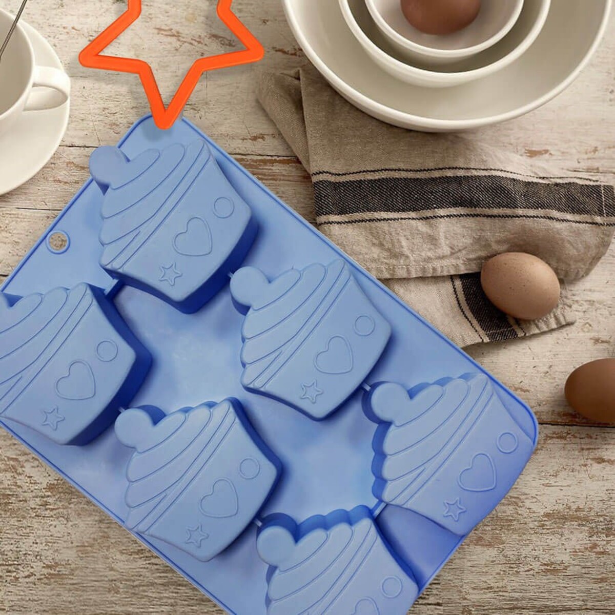 Silikonowa forma do pieczenia ciastek Muffinki babeczki MAESTRO MR-1597