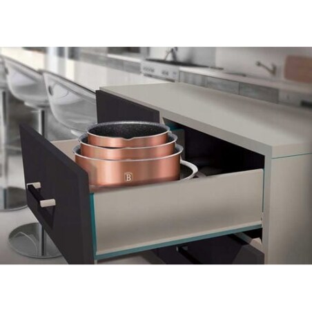 Zestaw 9 elementów garnki i patelnie Berlinger Haus BH-6147