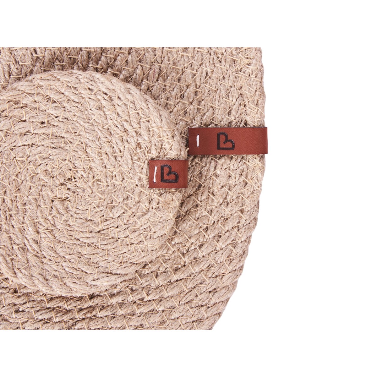 Zestaw 12 podkładek na stół MUNTRIES Naturalny Juta