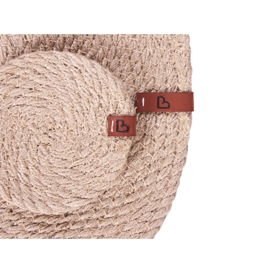 Zestaw 12 podkładek na stół MUNTRIES Naturalny Juta