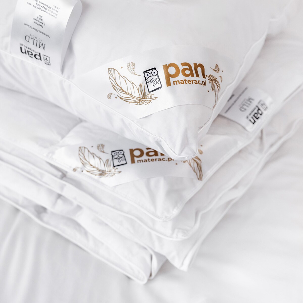 Kołdra puchowa zimowa 135x200 MILD marki PAN MATERAC