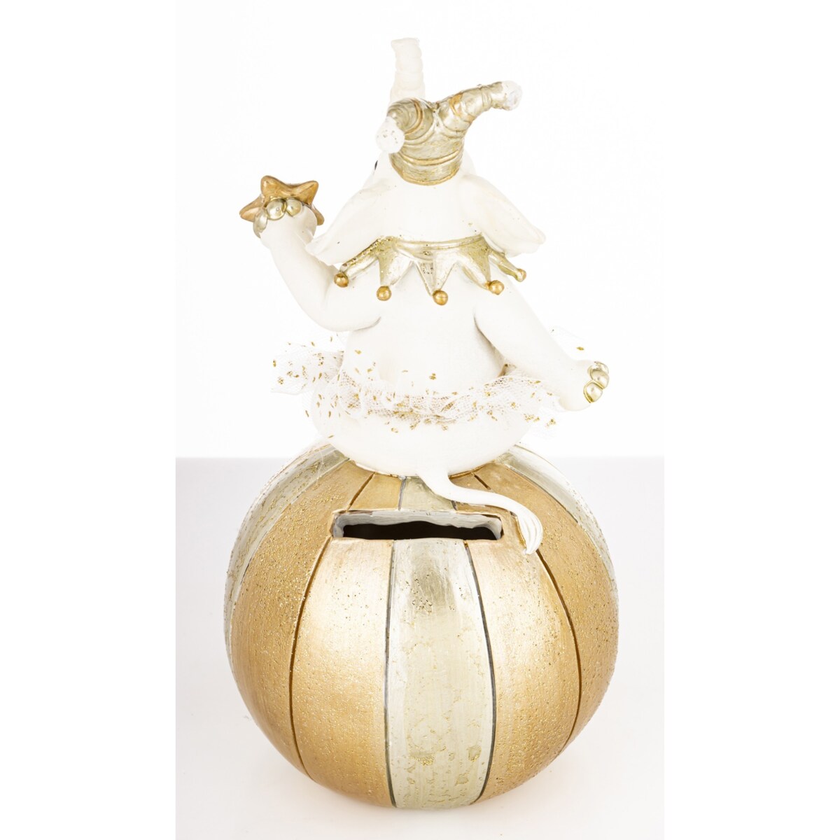 Figurka - słoń na piłce 18,5x9,5x9,5 cm CIRCO-2