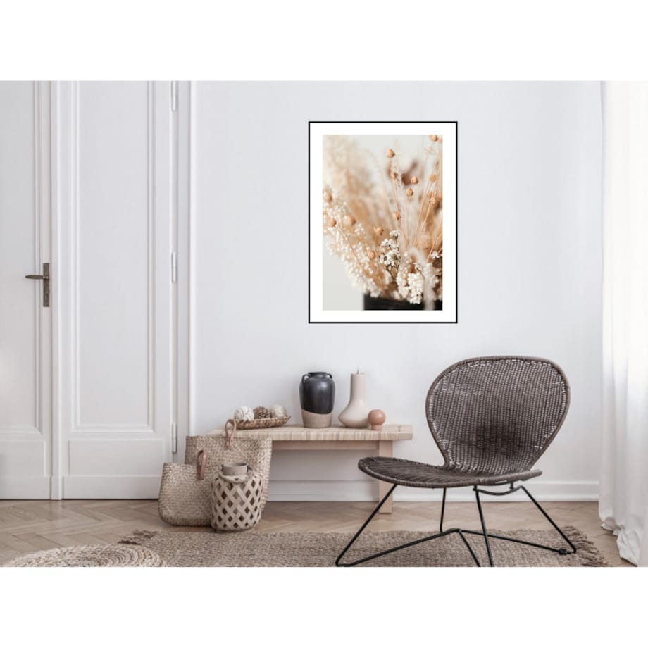 Poster Story, Plakat, Obraz - Suszony Bukiet Polnych Kwiatów, wymiary 70 x 100 cm