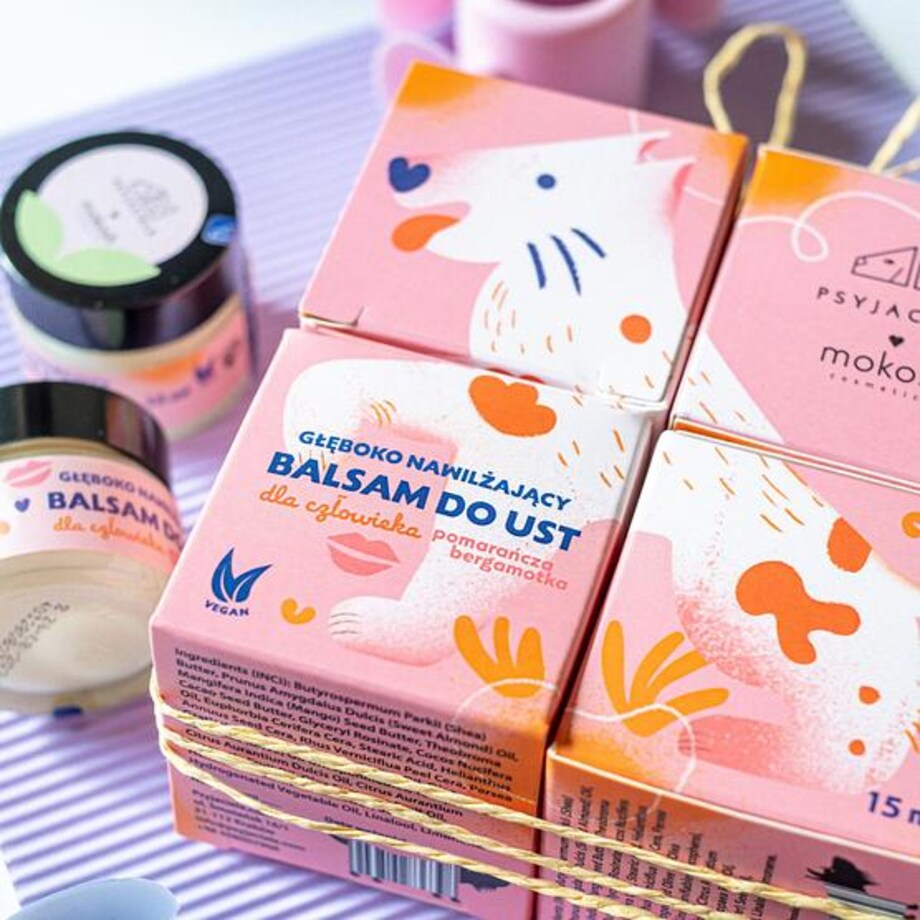 Głęboko nawilżający balsam do ust dla człowieka Psyjaciele x Mokosh