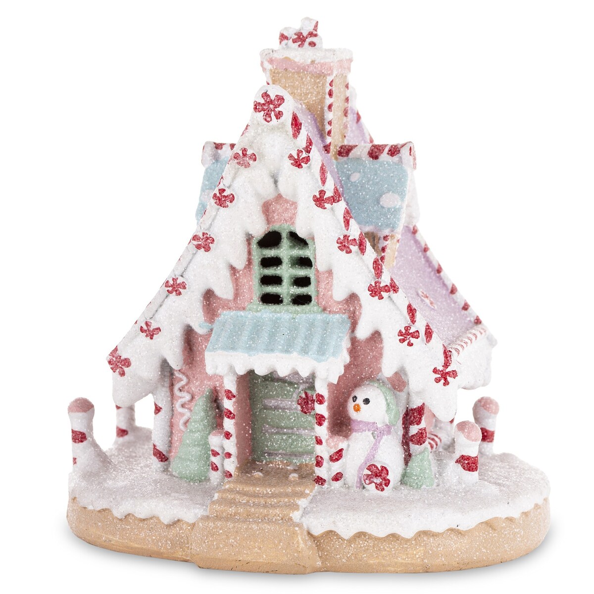 Domek świąteczny ze spadzistym dachem 15x14,5 cm