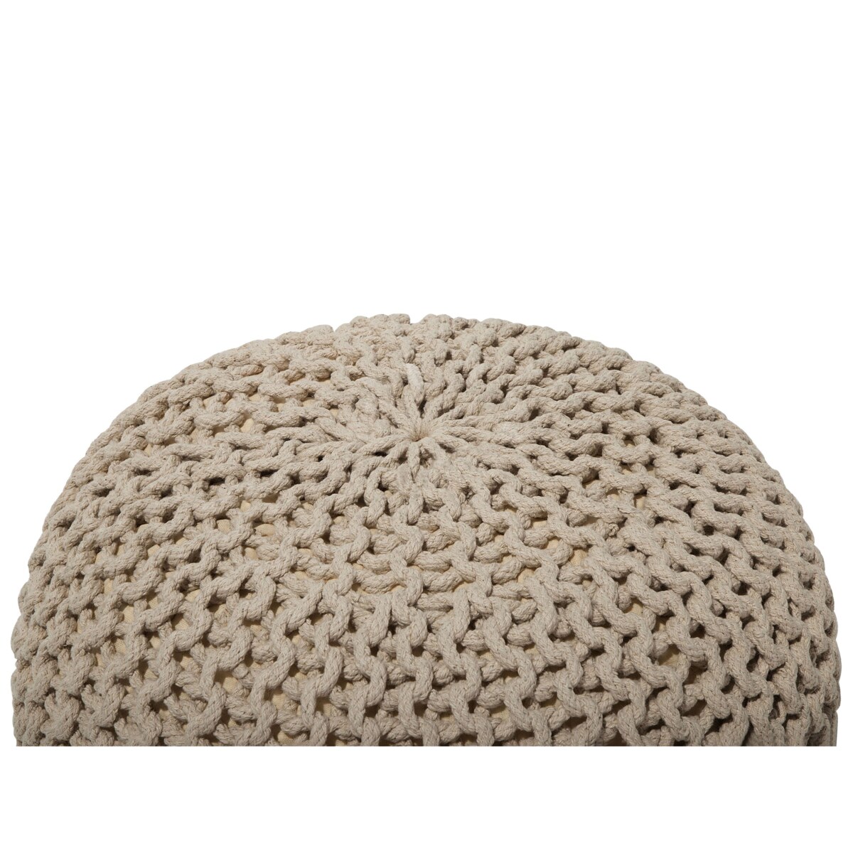 Puf 50 x 35 cm beżowy CONRAD