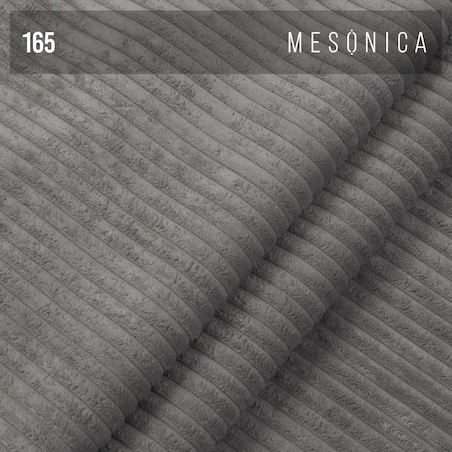 Melow Sofa narożna - szara sztruksowa