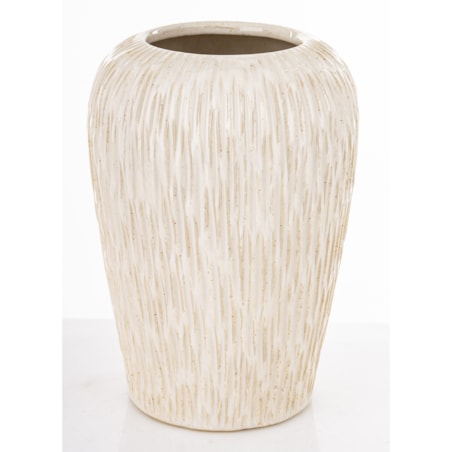 Osłonka wazon ceramiczny 24,5x16x16 cm FIBI-3 biały