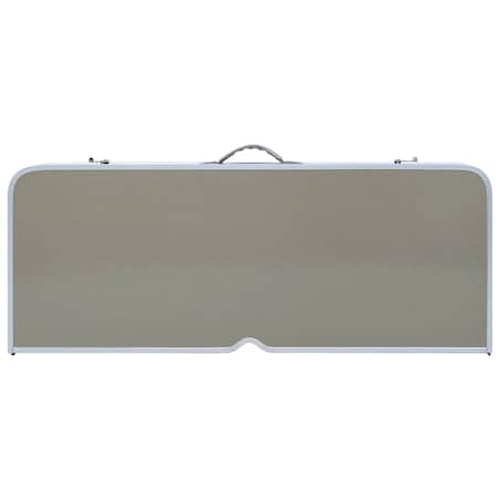 vidaXL Składany stolik turystyczny z 4 siedziskami, stal, aluminium