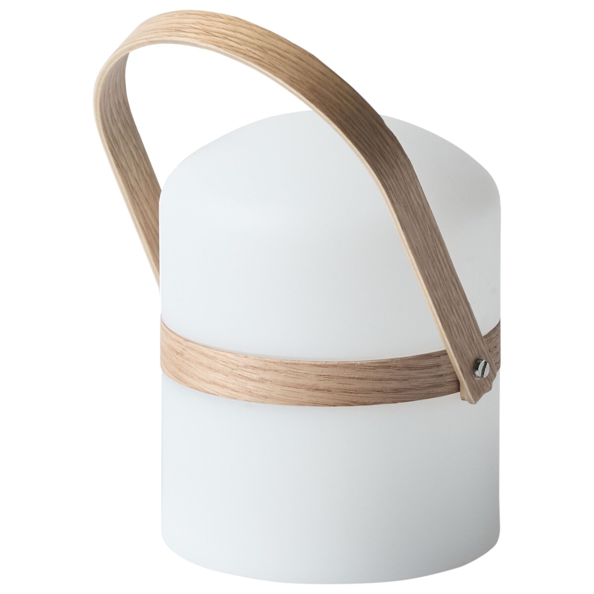 Lampa ogrodowa stołowa LED ESTERO 25 cm Z pilotem Złamana biel