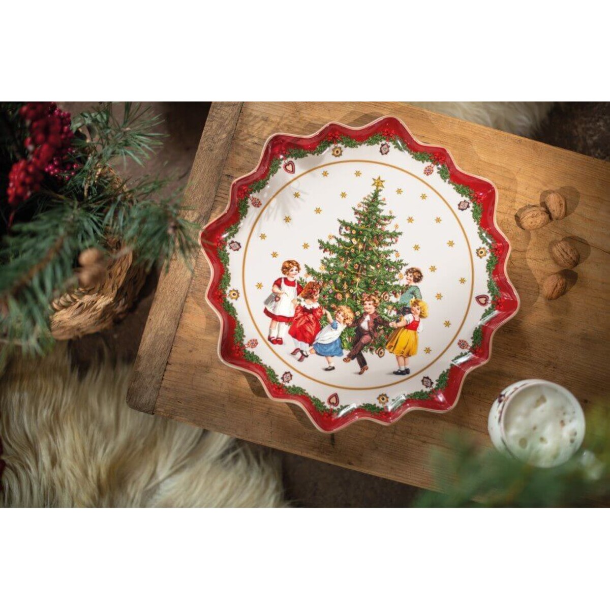 Półmisek głęboki Tańczące dzieci Toy's Fantasy, 39 x 3.5 cm, Villeroy & Boch