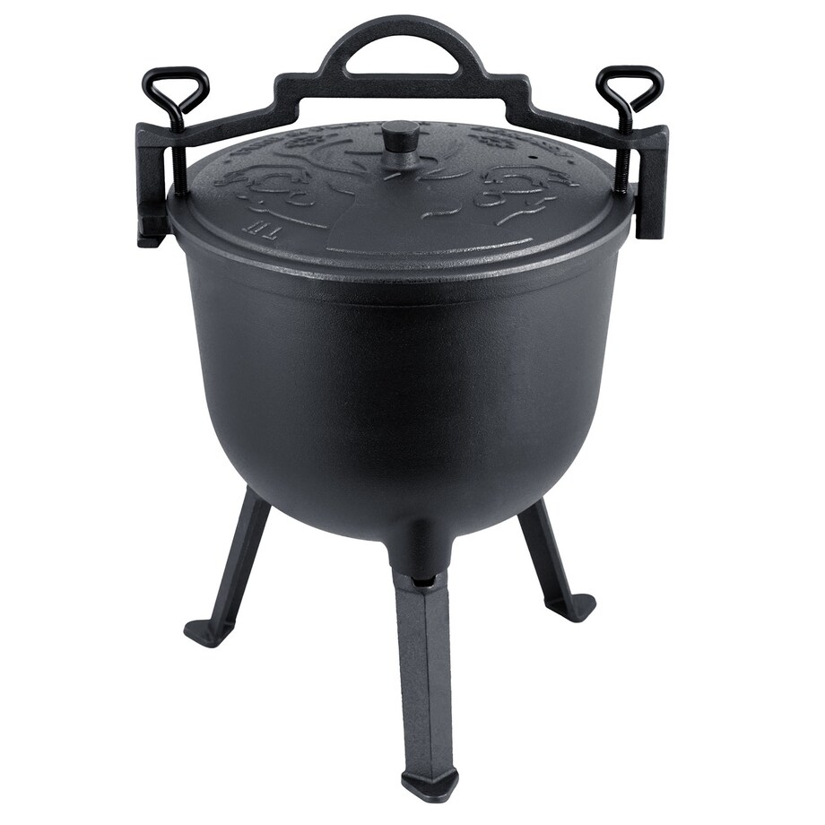 Kociołek żeliwny 11L Berdsen BD-482 garnek myśliwski pieczonki na ognisko grill + przepisy