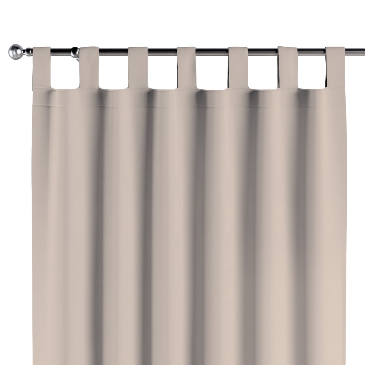 Zasłona na szelkach 1 szt. 130x260 jasnobeżowy