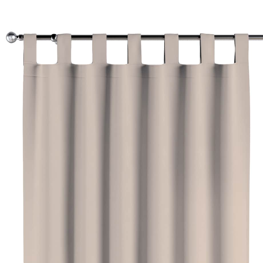 Zasłona na szelkach 1 szt. 130x260 jasnobeżowy