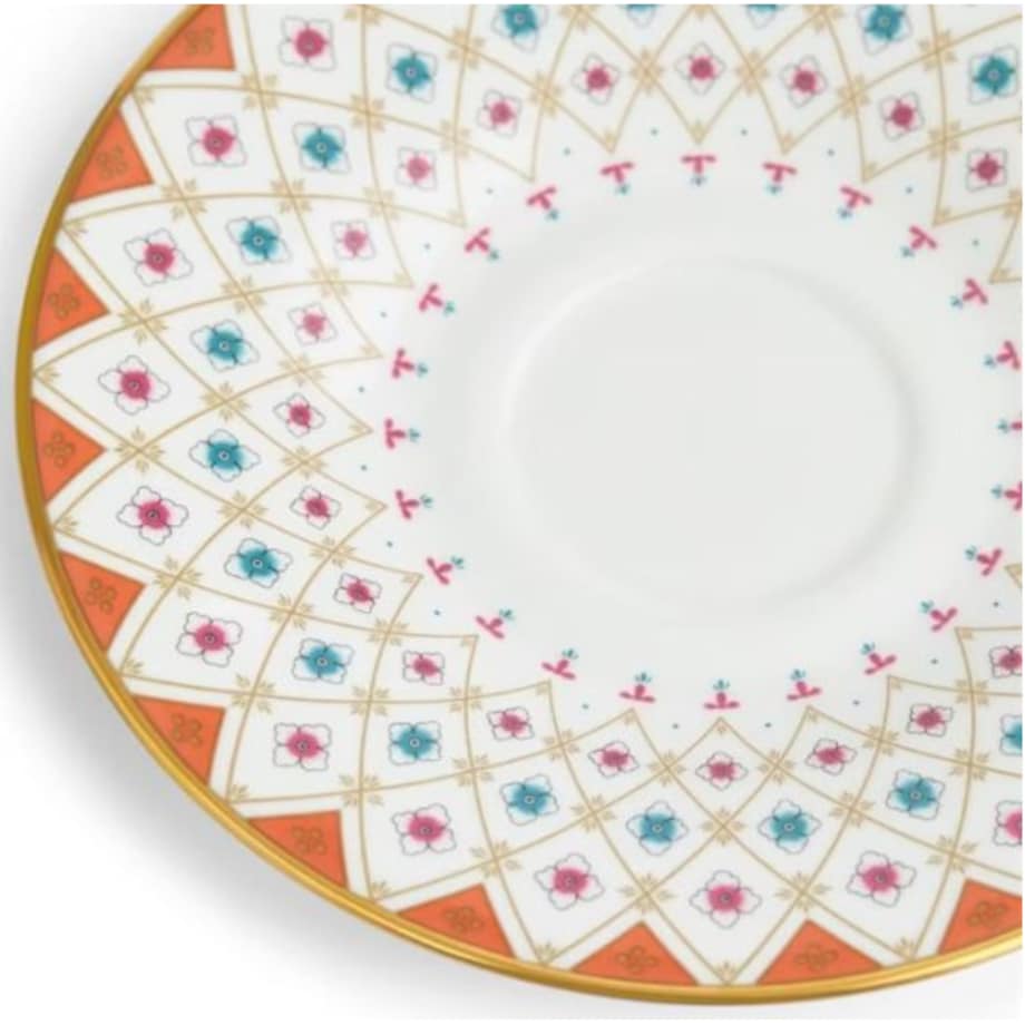 Filiżanka do herbaty ze spodkiem Peony Diamond Wonderlust Wedgwood