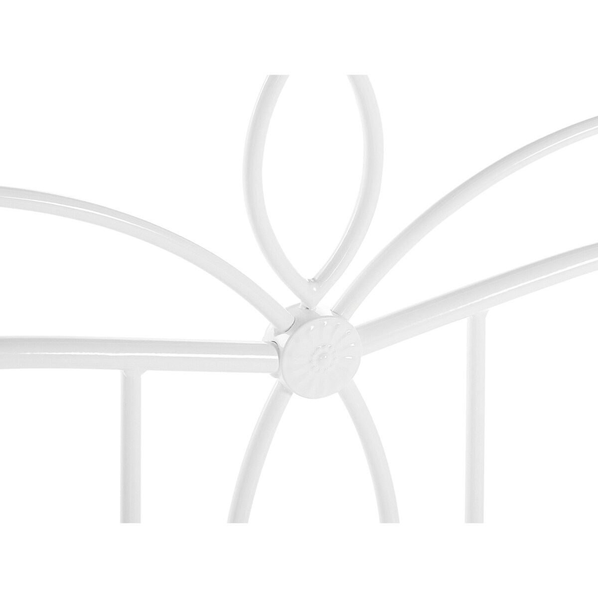 Łóżko metalowe 160 x 200 cm białe ANTLIA