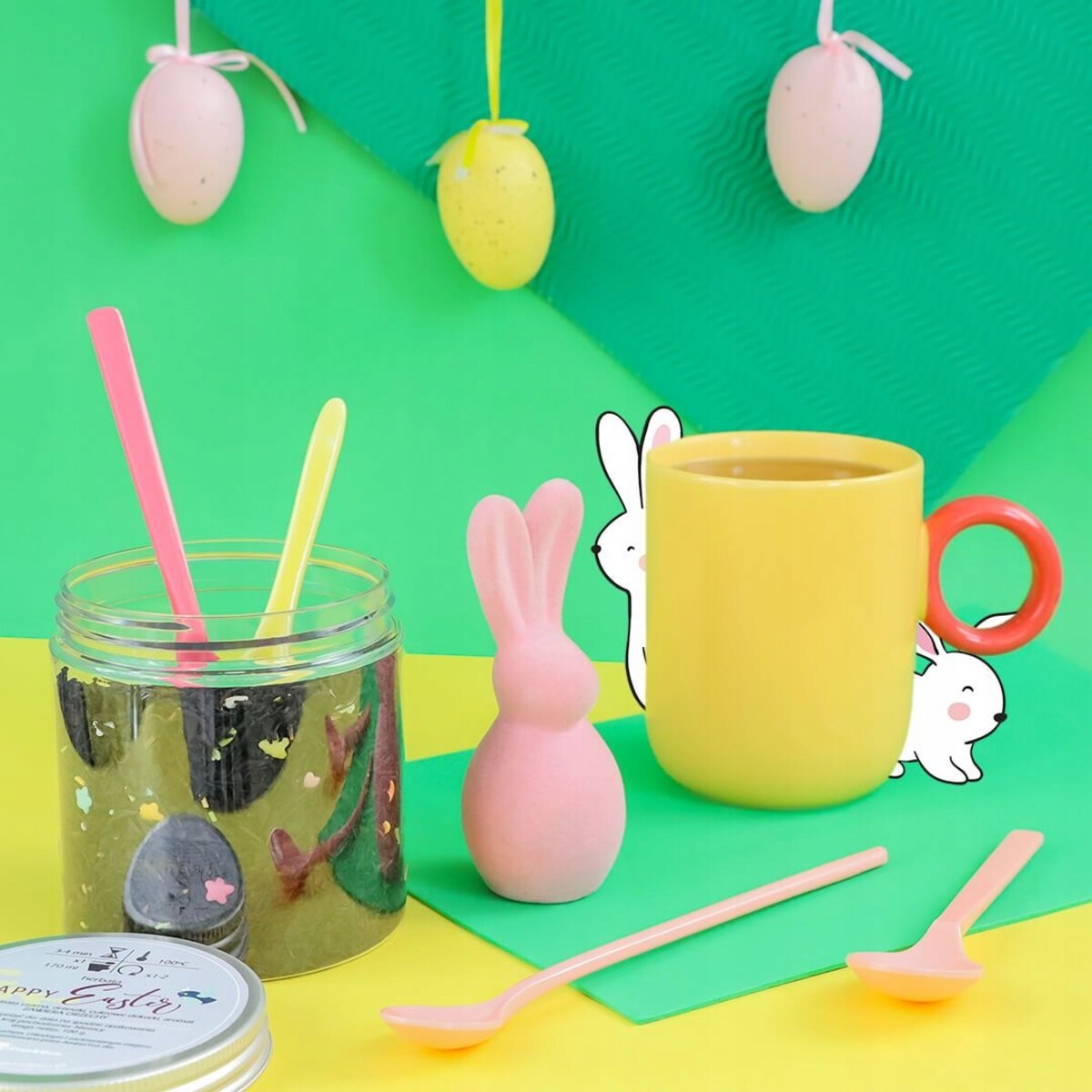 Herbata czarna sypana liściasta HAPPY EASTER prezent upominek na Wielkanoc Zajączka dla kobiety faceta