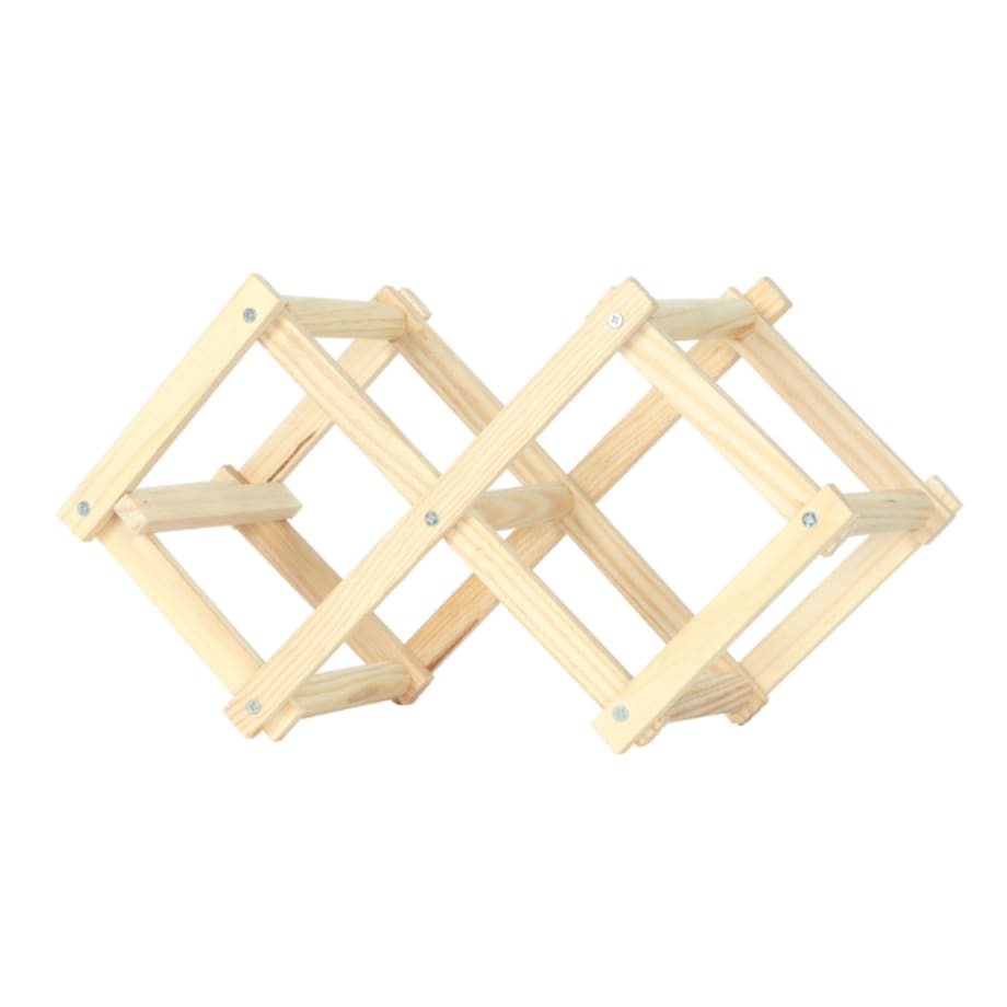 restaer drewniany stojak na wino 31,5x12x16 cm