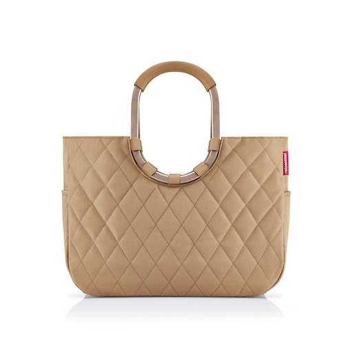 Torba LOOPSHOPPER L FRAME, rhombus ginger