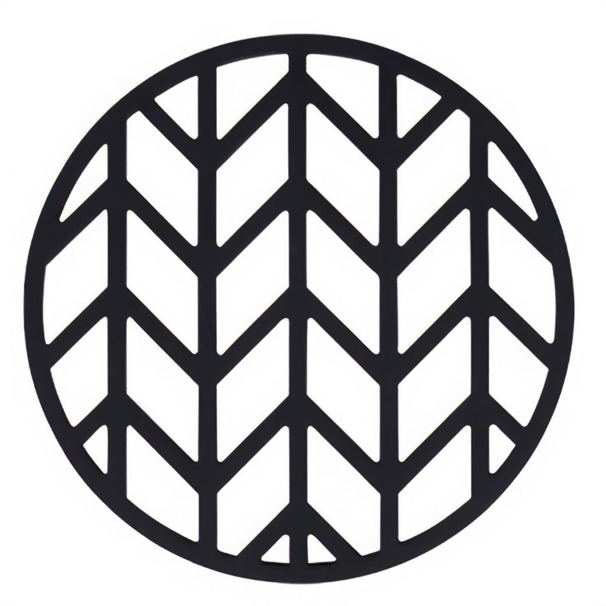 Silikonowa podkładka pod gorący garnek, czarna