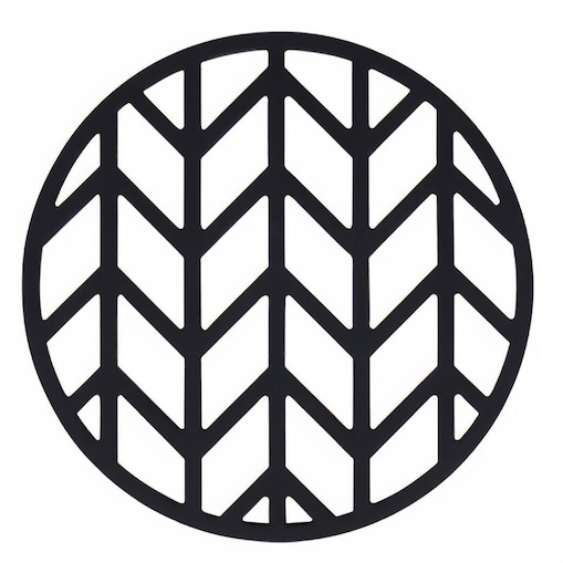 Silikonowa podkładka pod gorący garnek, czarna