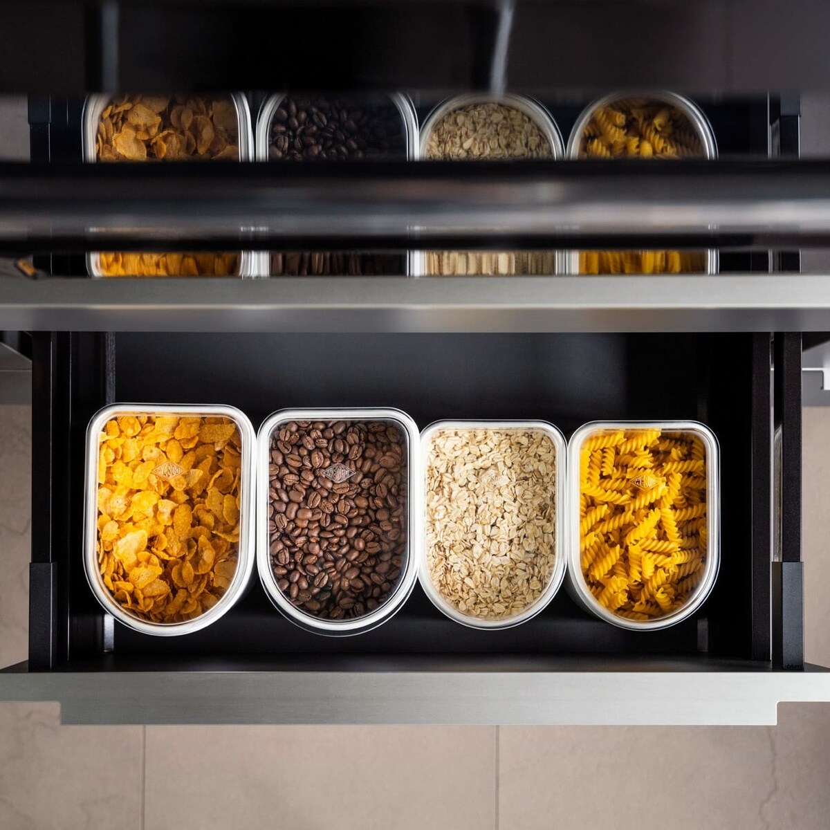 Pojemnik metalowy 1,0l LOFT biały MATT Wesco