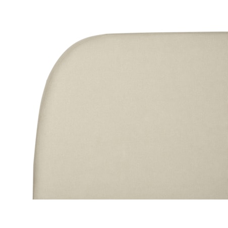 Łóżko wodne tapicerowane 160 x 200 cm beżowe ROISEL