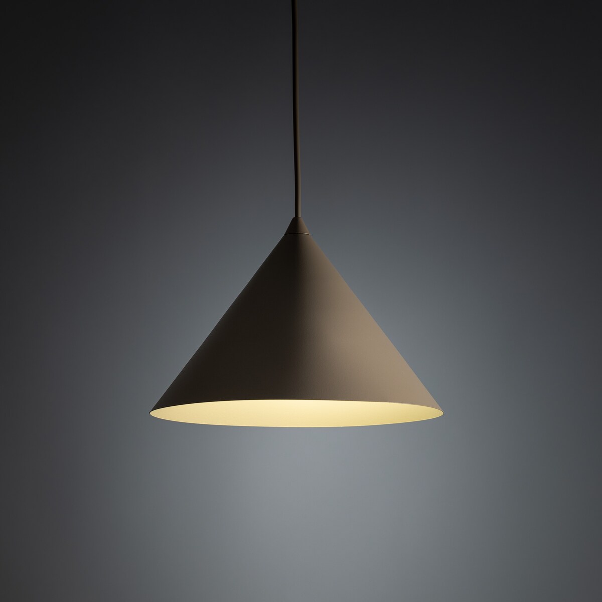 Lampa wisząca TK Lighting CONO SABIA M 10620 beżowa 25 cm E27 regulowana do 160 cm, nowoczesna do salonu i kuchni
